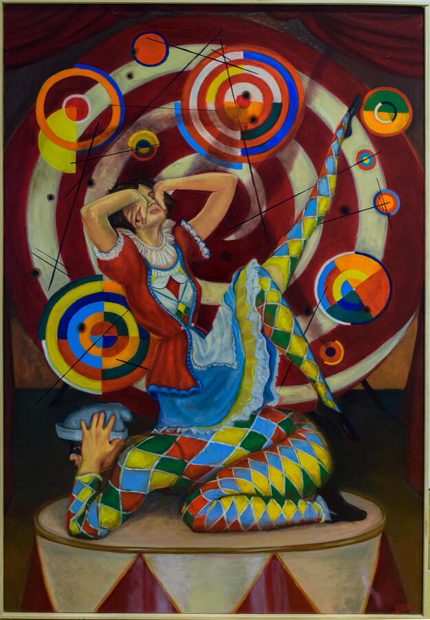 The Shooting Gallery II: Target Practice Oil on canvas, 2025